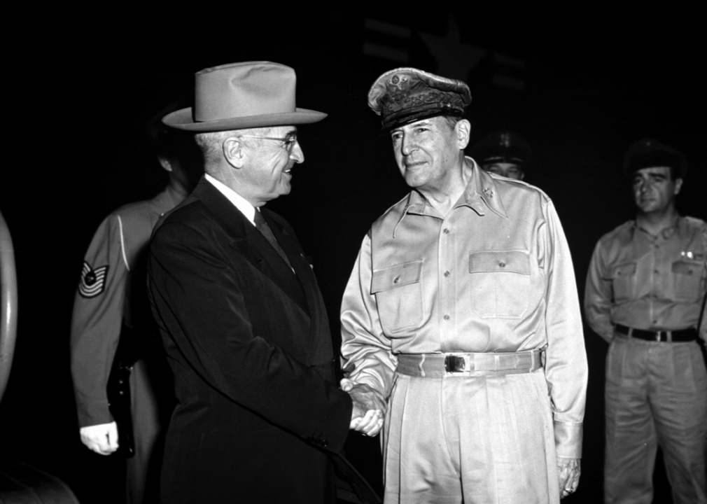 1950: Truman and MacArthur on Wake Island